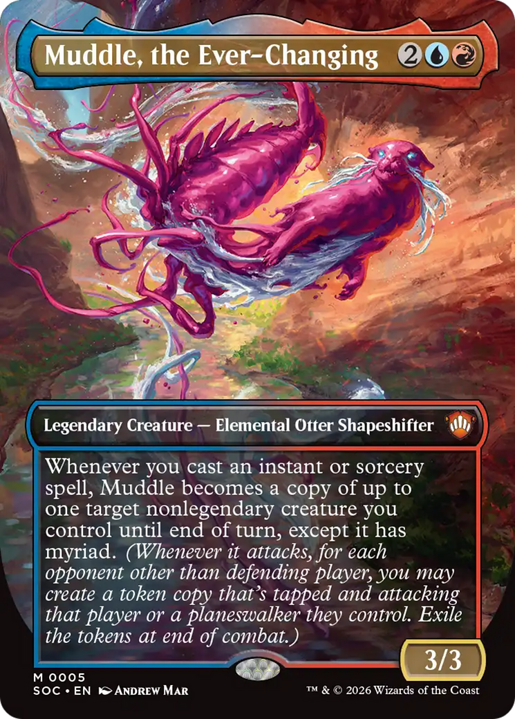 Muddle, the Ever-Changing (Borderless) [Secrets of Strixhaven Commander] | Empire Gaming NC