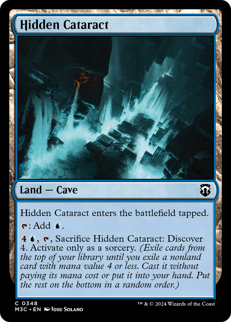 Hidden Cataract (Ripple Foil) [Modern Horizons 3 Commander] | Empire Gaming NC