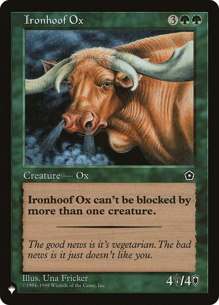 Ironhoof Ox [The List] | Empire Gaming NC