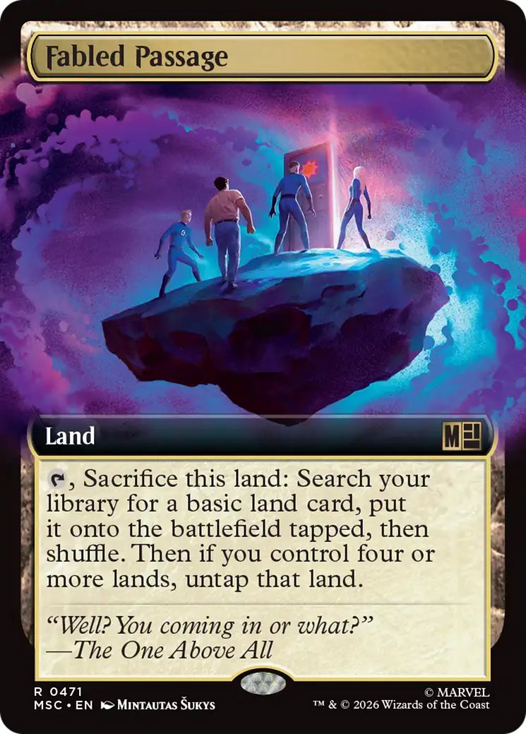 Fabled Passage (Extended Art) [Marvel Super Heroes Commander] | Empire Gaming NC