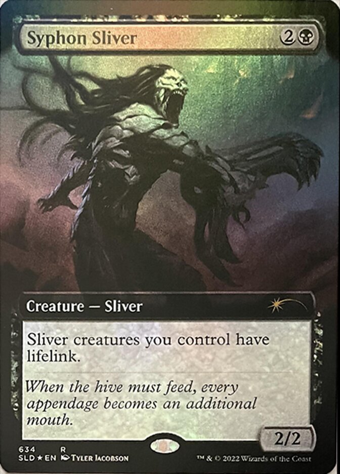 Syphon Sliver (Extended Art) [Secret Lair Drop Promos] | Empire Gaming NC