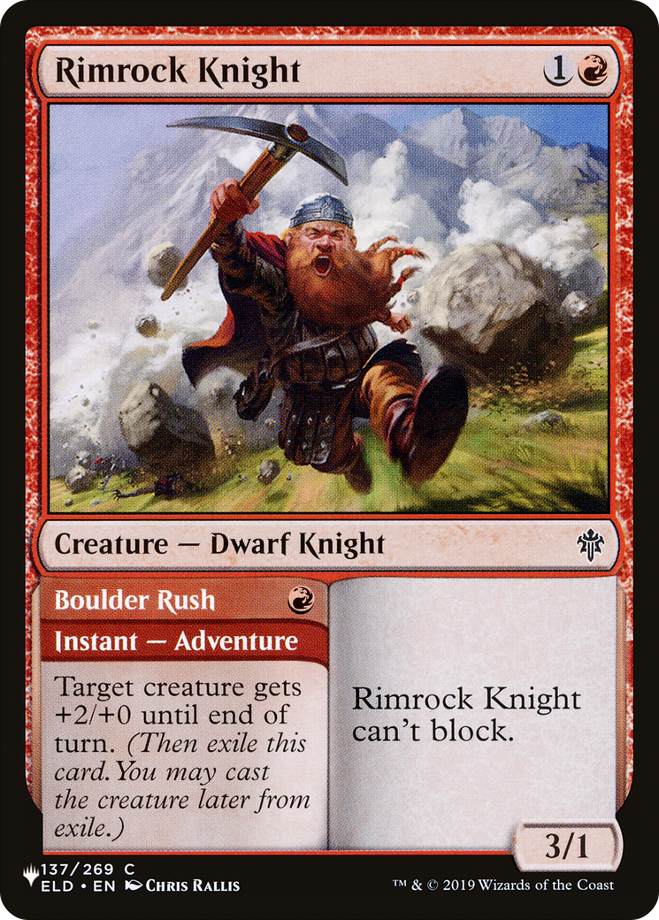 Rimrock Knight [The List] | Empire Gaming NC