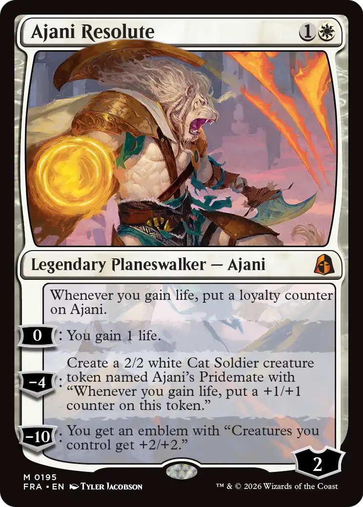 Ajani Resolute [Reality Fracture] | Empire Gaming NC