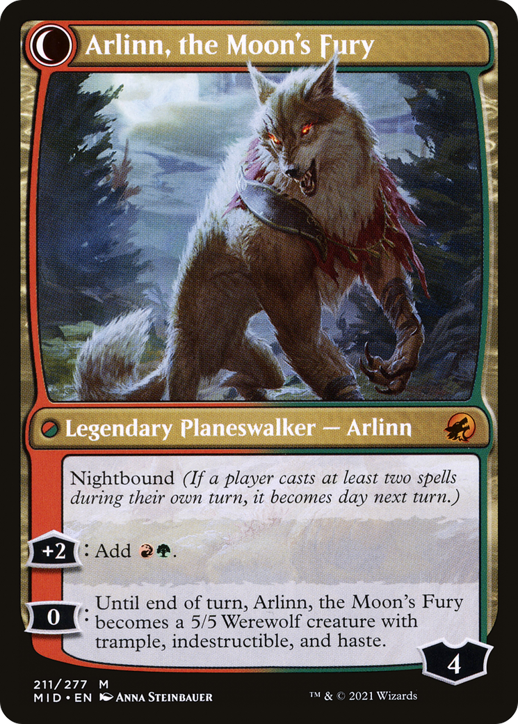 Arlinn, the Pack's Hope // Arlinn, the Moon's Fury [Secret Lair: From Cute to Brute] | Empire Gaming NC