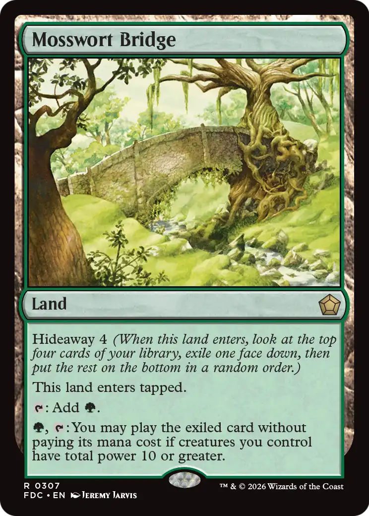 Mosswort Bridge [Foundations Commander] | Empire Gaming NC