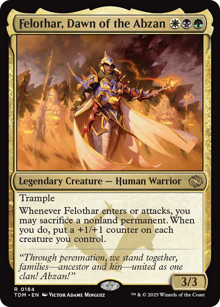 Felothar, Dawn of the Abzan [Tarkir: Dragonstorm] | Empire Gaming NC