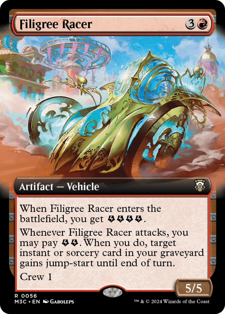 Filigree Racer (Extended Art) [Modern Horizons 3 Commander] | Empire Gaming NC