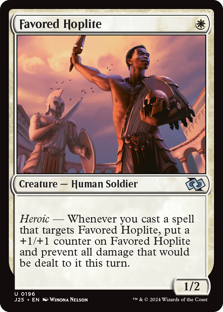 Favored Hoplite [Foundations Jumpstart] | Empire Gaming NC