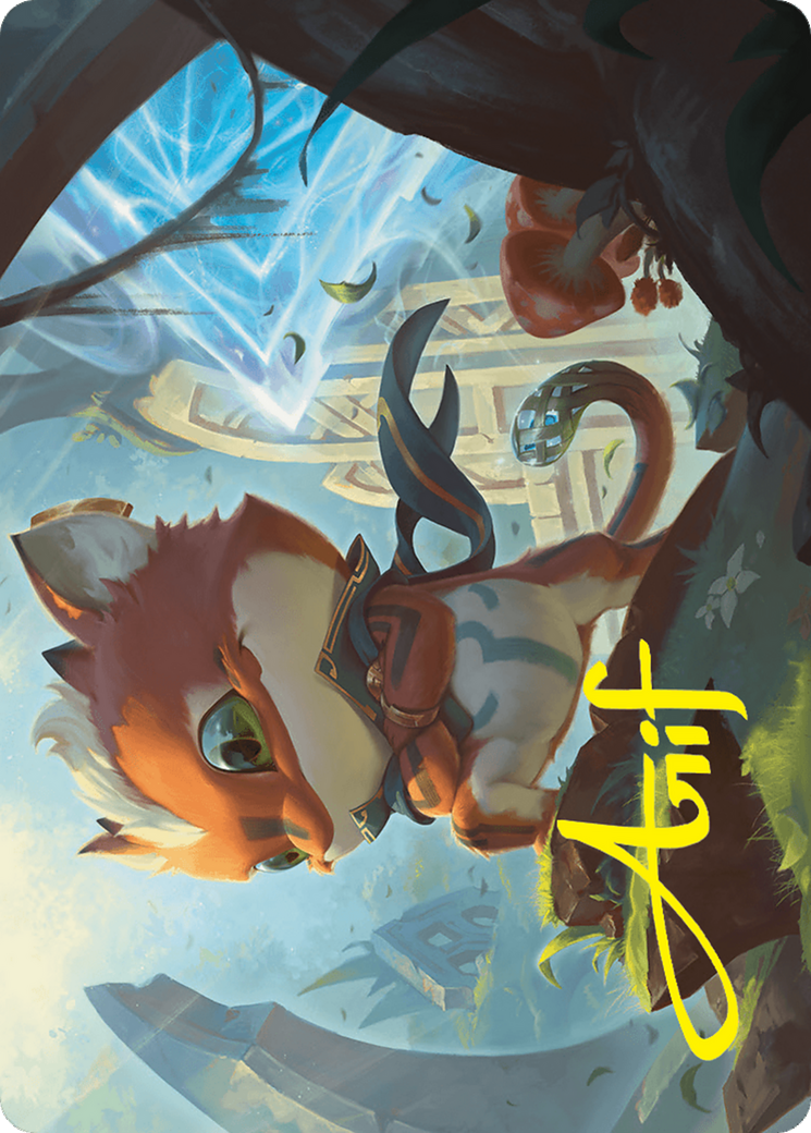Loot, Exuberant Explorer Art Card (12/54) (Gold-Stamped Signature) [Foundations Art Series] | Empire Gaming NC