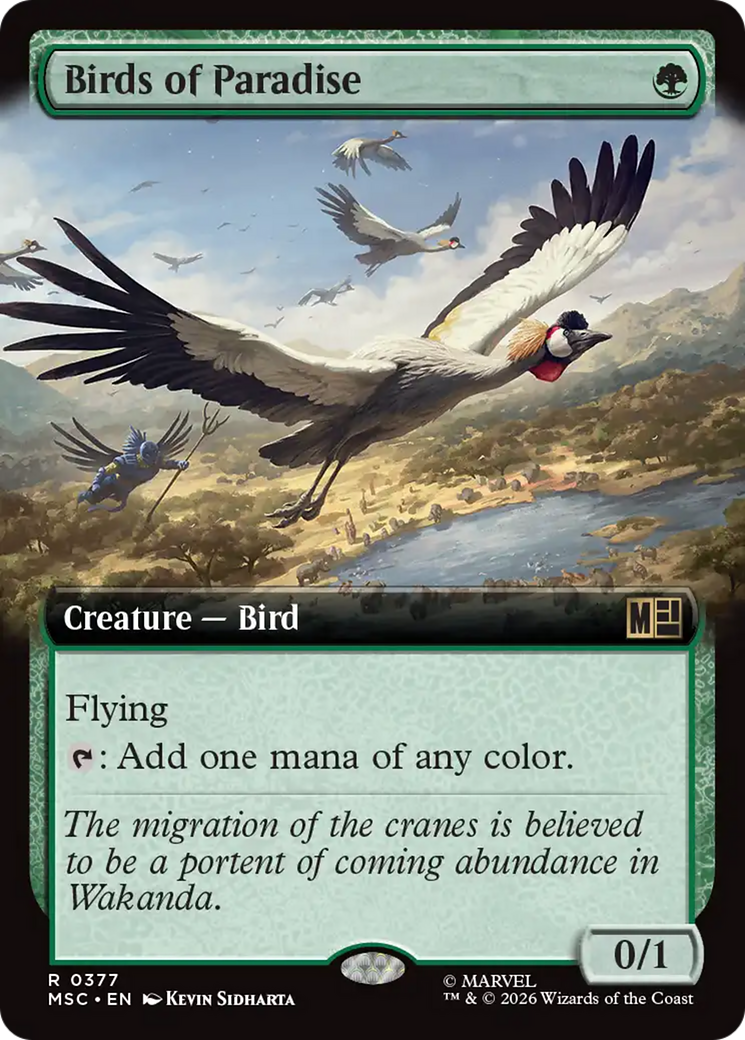 Birds of Paradise (Extended Art) [Marvel Super Heroes Commander] | Empire Gaming NC