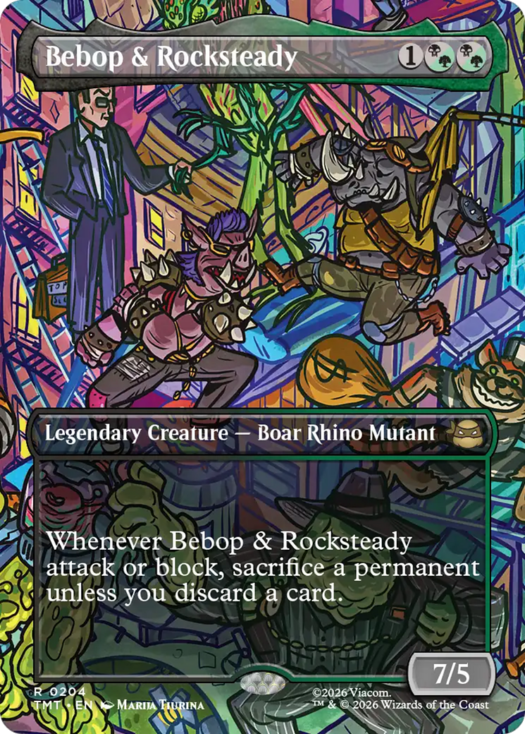 Bebop & Rocksteady (Borderless) [Teenage Mutant Ninja Turtles] | Empire Gaming NC
