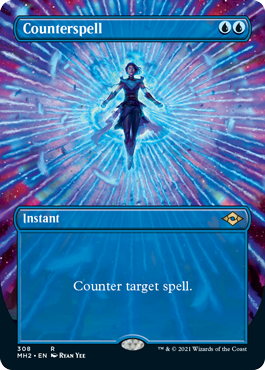 Counterspell (Borderless Alternate Art) [Modern Horizons 2] | Empire Gaming NC