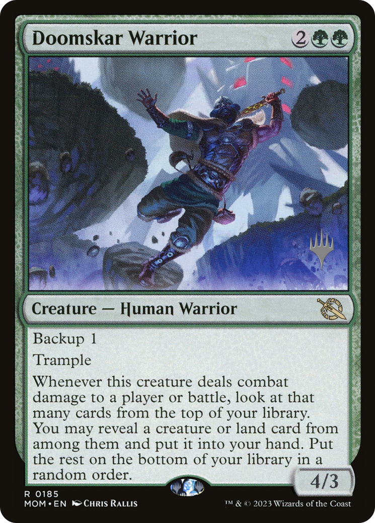 Doomskar Warrior (Promo Pack) [March of the Machine Promos] | Empire Gaming NC