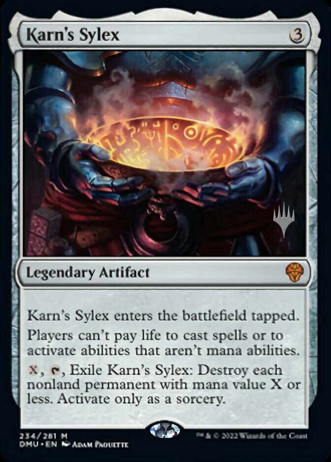 Karn's Sylex (Promo Pack) [Dominaria United Promos] | Empire Gaming NC