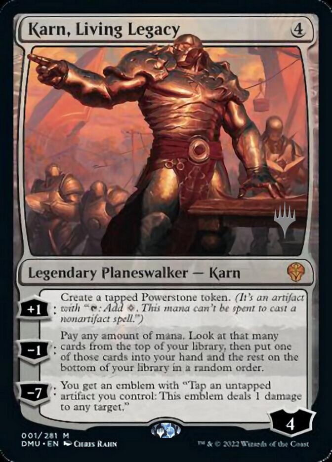 Karn, Living Legacy (Promo Pack) [Dominaria United Promos] | Empire Gaming NC