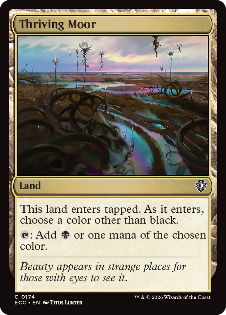 Thriving Moor [Lorwyn Eclipsed Commander] | Empire Gaming NC