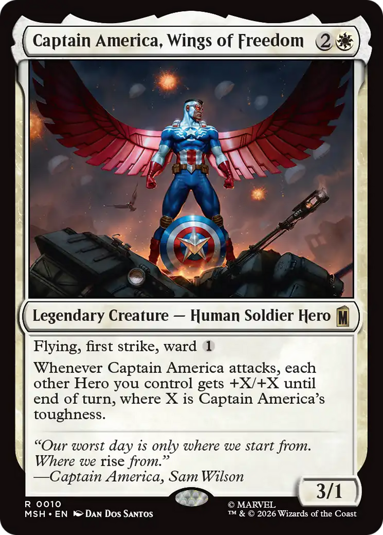 Captain America, Wings of Freedom [Marvel Super Heroes] | Empire Gaming NC
