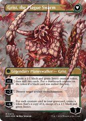 Grist, Voracious Larva // Grist, the Plague Swarm (Borderless) (Textured Foil) [Modern Horizons 3] | Empire Gaming NC