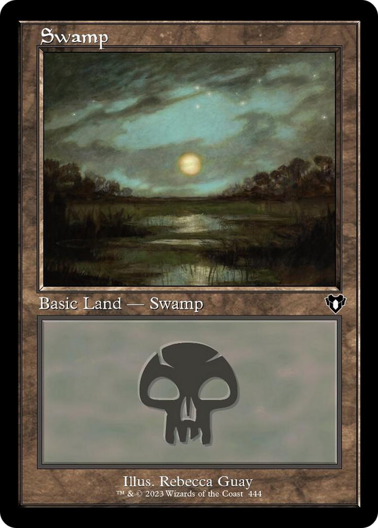 Swamp (444) (Retro) [Commander Masters] | Empire Gaming NC