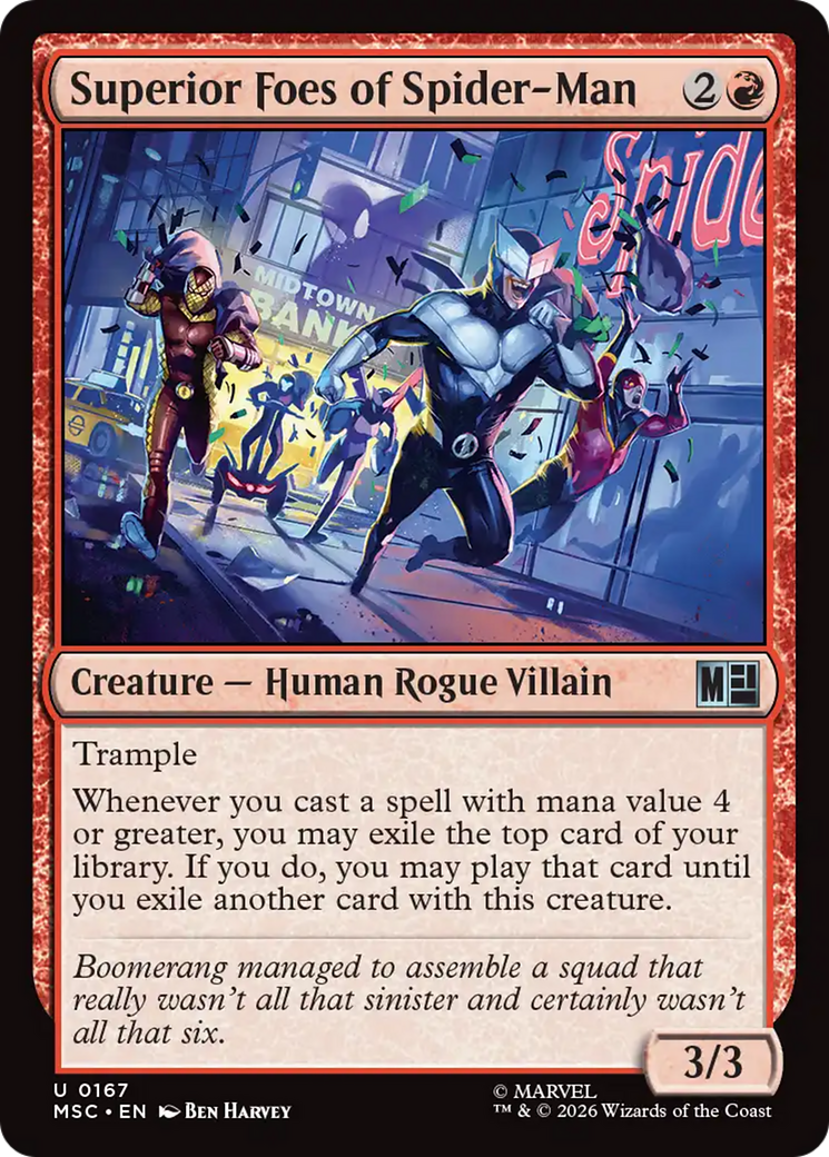 Superior Foes of Spider-Man (Surge Foil) [Marvel Super Heroes Commander] | Empire Gaming NC