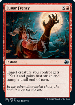 Lunar Frenzy [Innistrad: Midnight Hunt] | Empire Gaming NC
