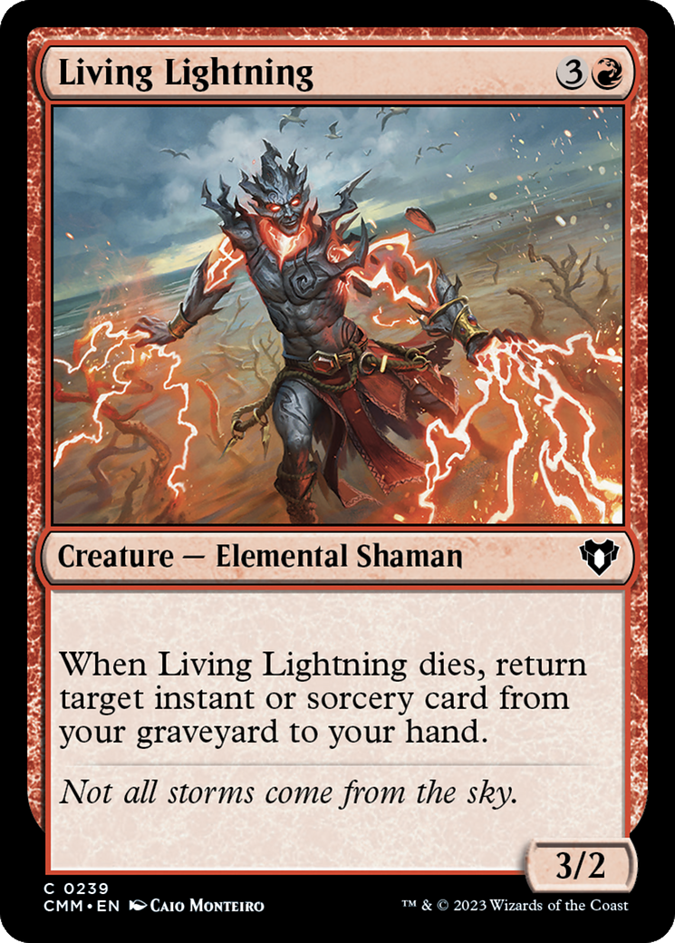 Living Lightning [Commander Masters] | Empire Gaming NC