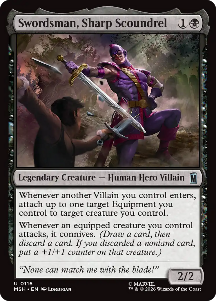 Swordsman, Sharp Scoundrel [Marvel Super Heroes] | Empire Gaming NC