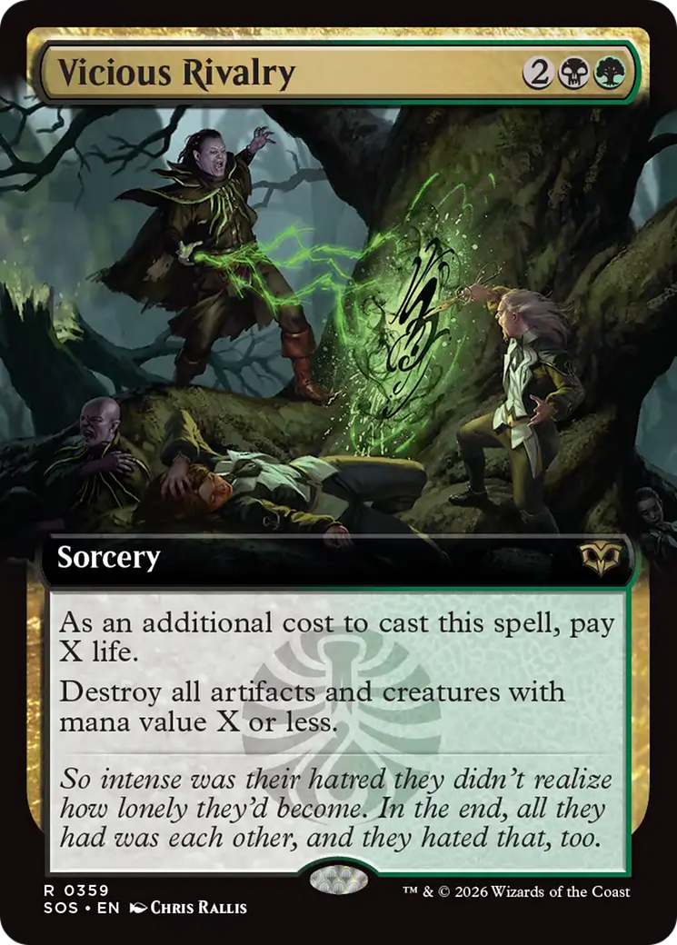 Vicious Rivalry (Extended Art) [Secrets of Strixhaven] | Empire Gaming NC