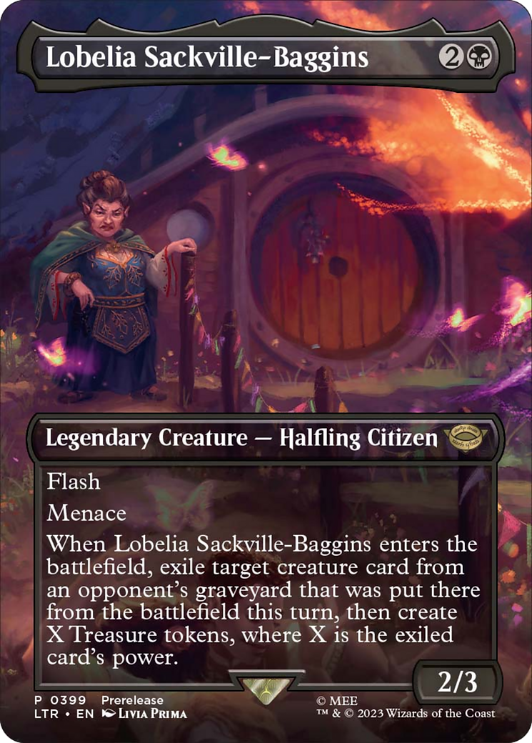 Lobelia Sackville-Baggins (Borderless Alternate Art) [The Lord of the Rings: Tales of Middle-Earth] | Empire Gaming NC