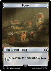 Warrior // Food (0012) Double-Sided Token [Fallout Tokens] | Empire Gaming NC