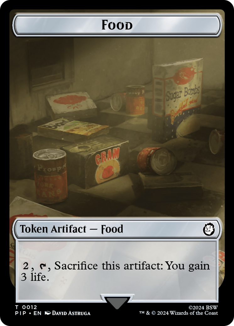 Food (0012) // Copy Double-Sided Token [Fallout Tokens] | Empire Gaming NC