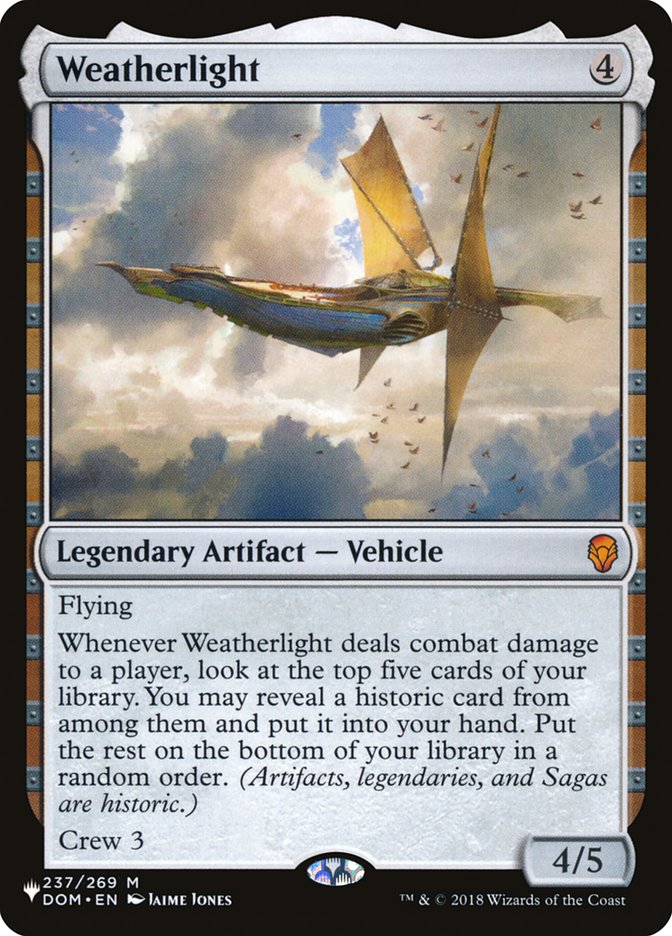 Weatherlight [The List] | Empire Gaming NC