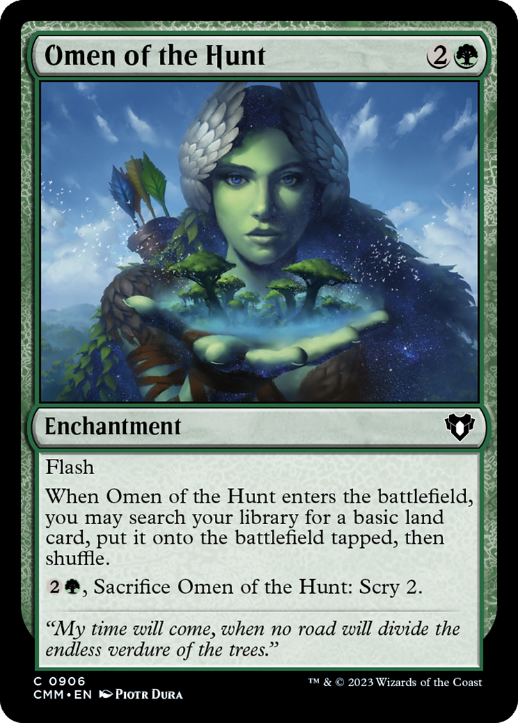 Omen of the Hunt [Commander Masters] | Empire Gaming NC