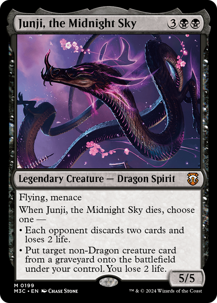 Junji, the Midnight Sky (Ripple Foil) [Modern Horizons 3 Commander] | Empire Gaming NC