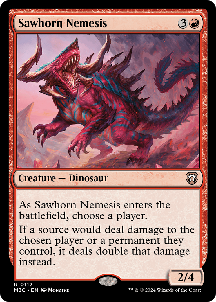Sawhorn Nemesis [Modern Horizons 3 Commander] | Empire Gaming NC