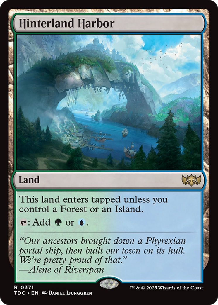 Hinterland Harbor [Tarkir: Dragonstorm Commander] | Empire Gaming NC