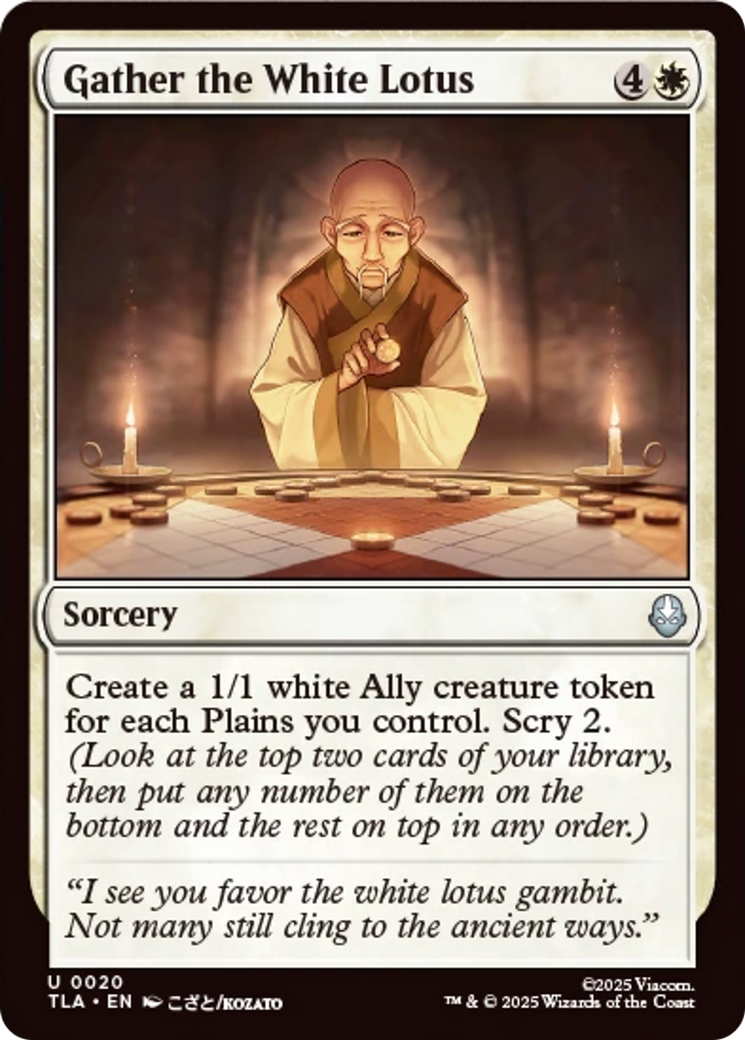 Gather the White Lotus [Avatar: The Last Airbender] | Empire Gaming NC