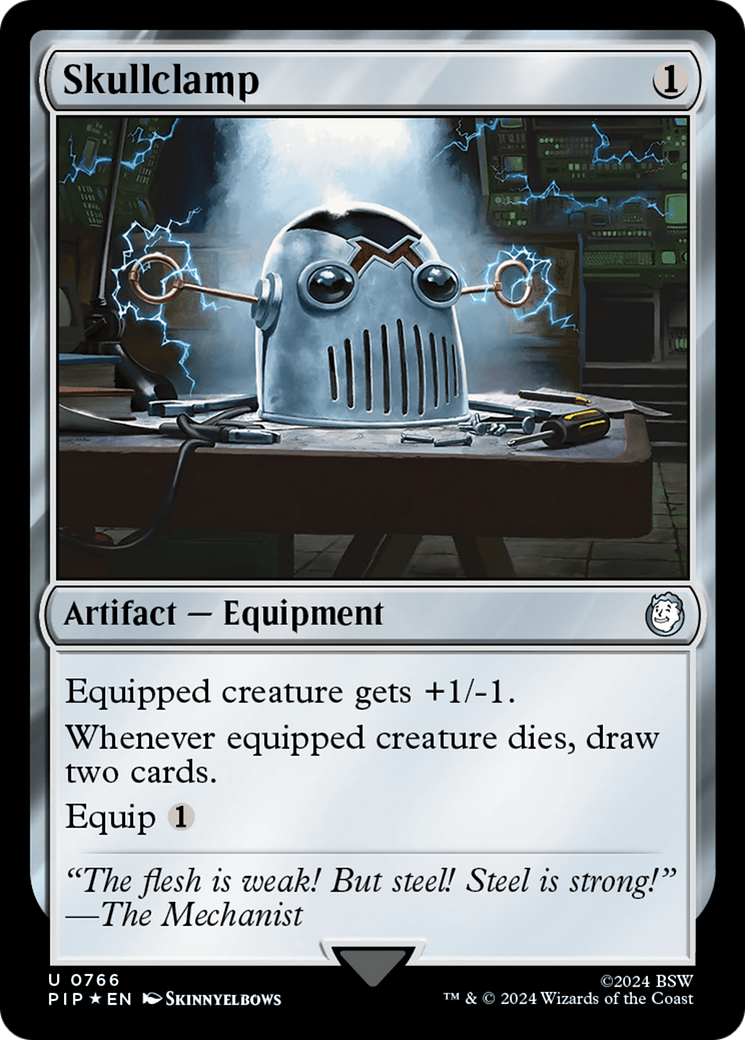 Skullclamp (Surge Foil) [Fallout] | Empire Gaming NC