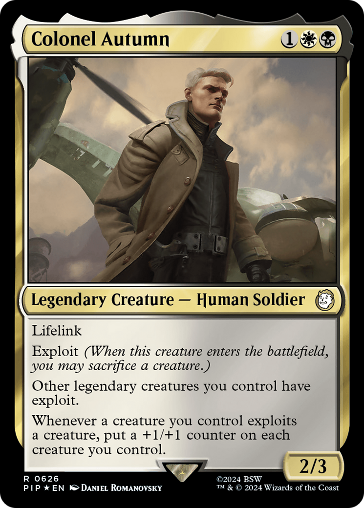 Colonel Autumn (Surge Foil) [Fallout] | Empire Gaming NC