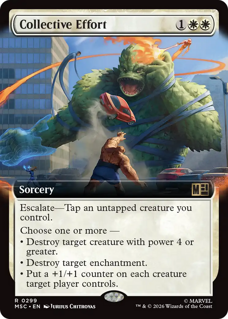 Collective Effort (Extended Art) [Marvel Super Heroes Commander] | Empire Gaming NC