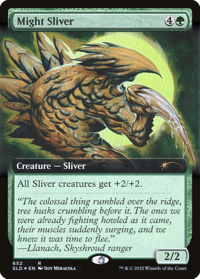 Might Sliver (Extended Art) [Secret Lair Drop Promos] | Empire Gaming NC