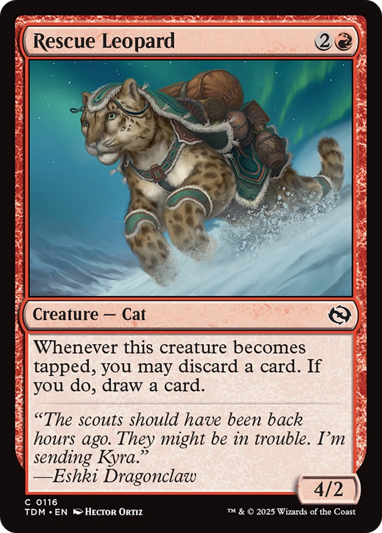 Rescue Leopard [Tarkir: Dragonstorm] | Empire Gaming NC