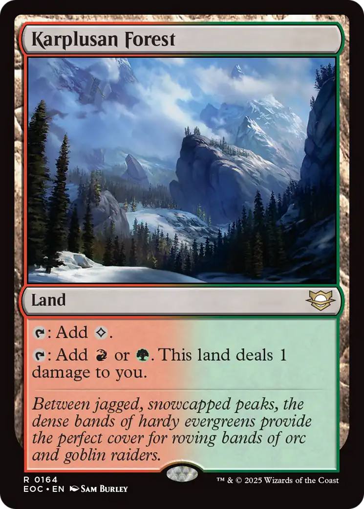 Karplusan Forest [Edge of Eternities Commander] | Empire Gaming NC