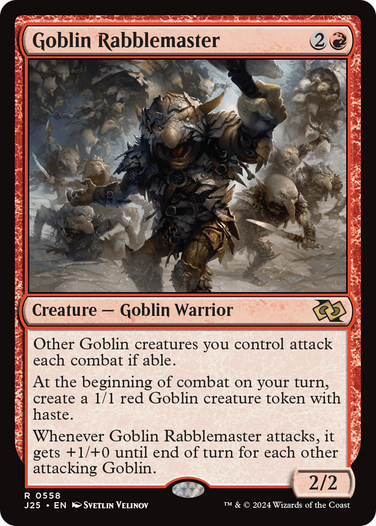 Goblin Rabblemaster [Foundations Jumpstart] | Empire Gaming NC