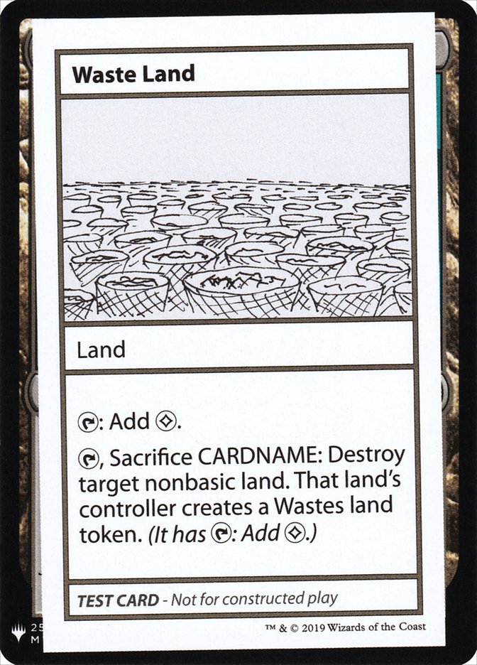 Waste Land [Mystery Booster Playtest Cards] | Empire Gaming NC