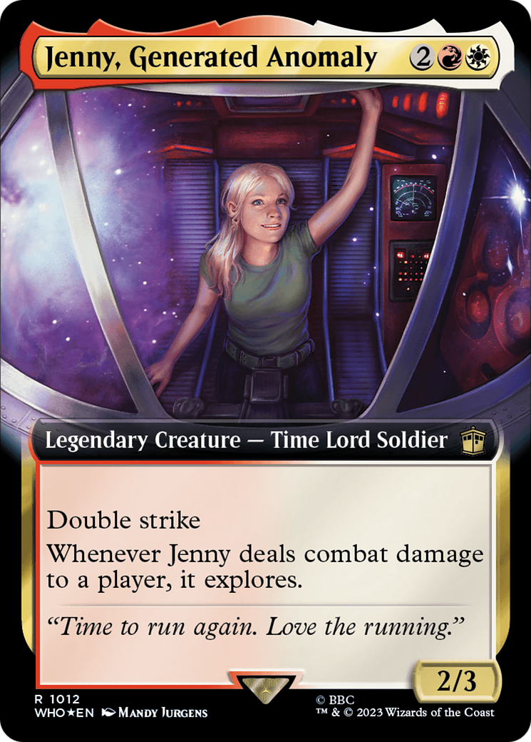 Jenny, Generated Anomaly (Extended Art) (Surge Foil) [Doctor Who] | Empire Gaming NC