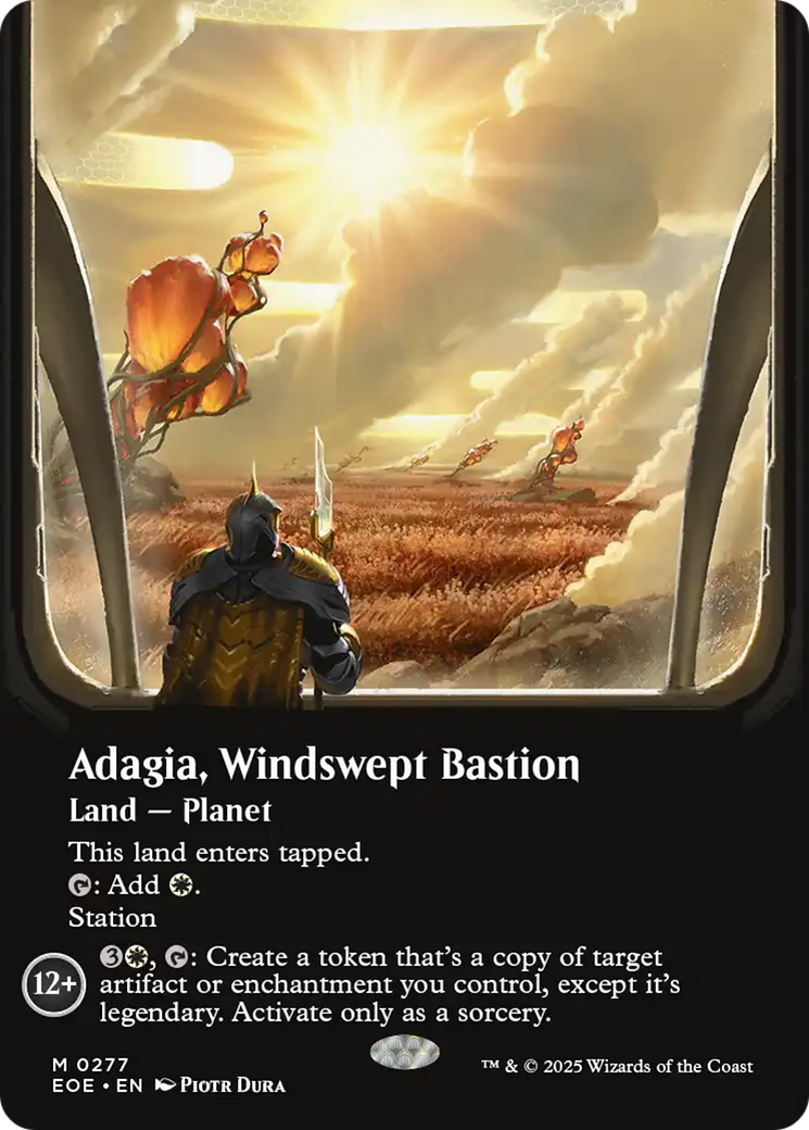 Adagia, Windswept Bastion (Borderless) [Edge of Eternities] | Empire Gaming NC