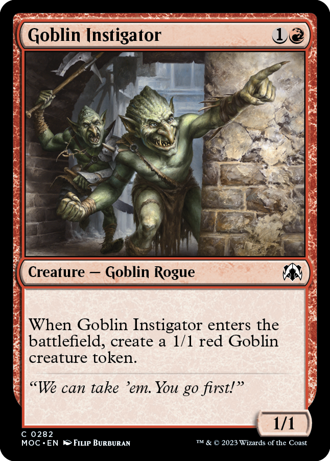 Goblin Instigator [March of the Machine Commander] | Empire Gaming NC