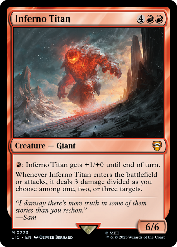 Inferno Titan [The Lord of the Rings: Tales of Middle-Earth Commander] | Empire Gaming NC