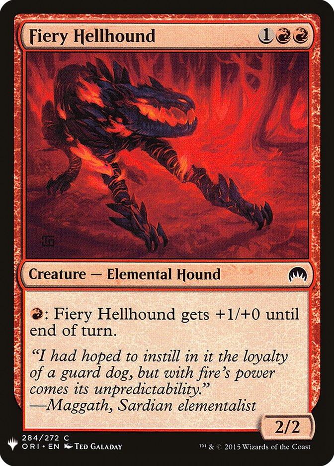 Fiery Hellhound [Mystery Booster] | Empire Gaming NC